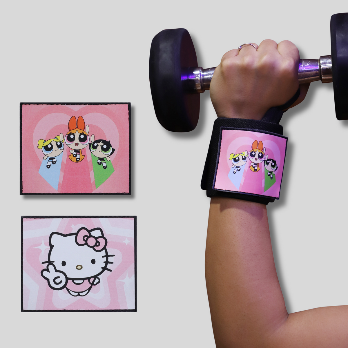 Hello Kitty / Powerpuff Girls Wrist Wraps – Cute & Strong Detachable Edition by ZYZFIT