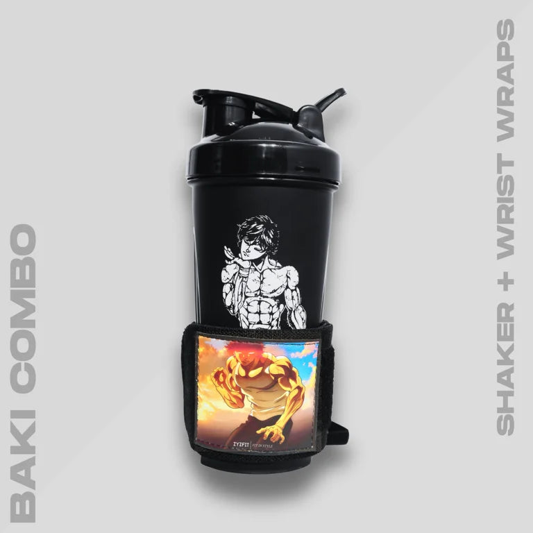 Baki Hanma Combo Shaker and Wrist Wraps