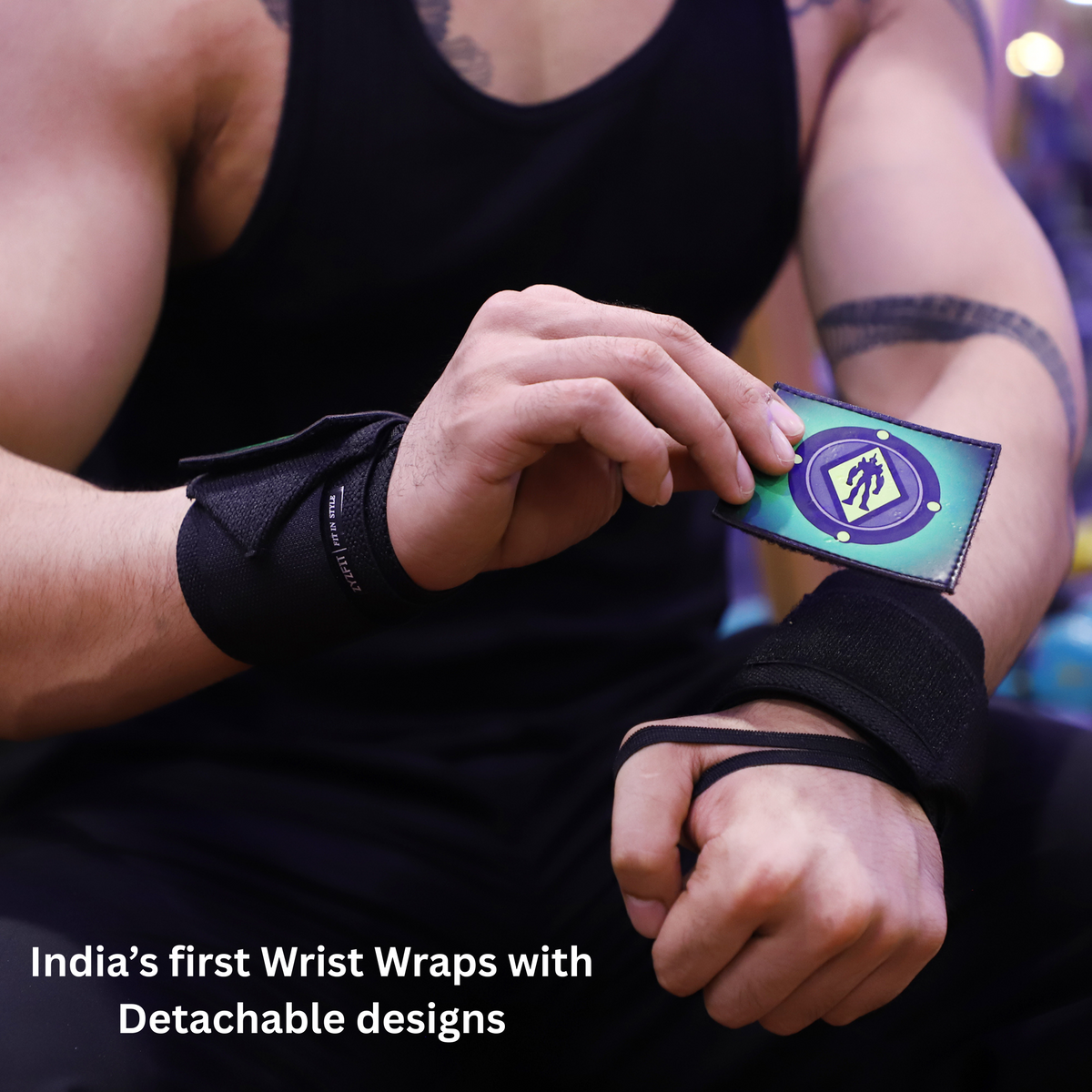 Baki Hanma Wrist Wraps – Heavy-Duty Fighter Edition by ZYZFIT