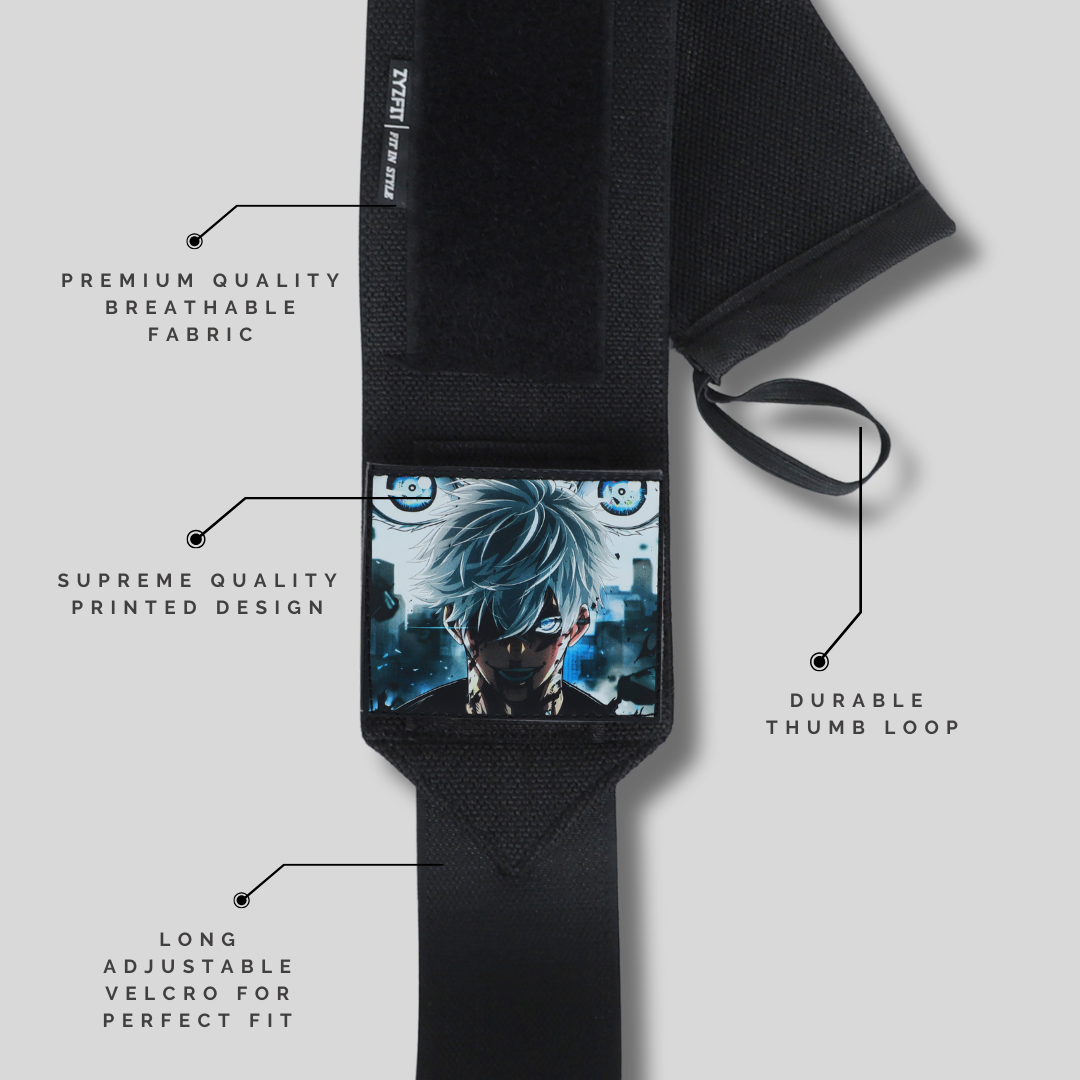 Satoru Gojo Heavy duty Wrist Wraps