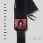 Attack on Titan Wrist Wraps – Levi Squad Detachable Gym Wraps by ZYZFIT