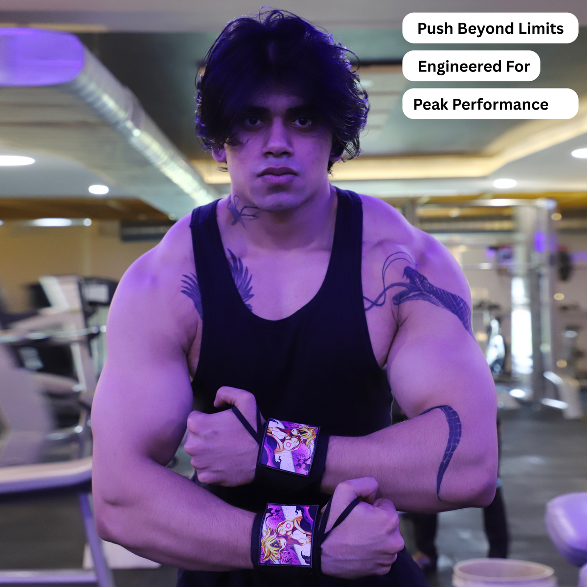 Seven Deadly Sins Heavy duty premium Wrist Wraps – Meliodas-Inspired Detachable Edition by ZYZFIT