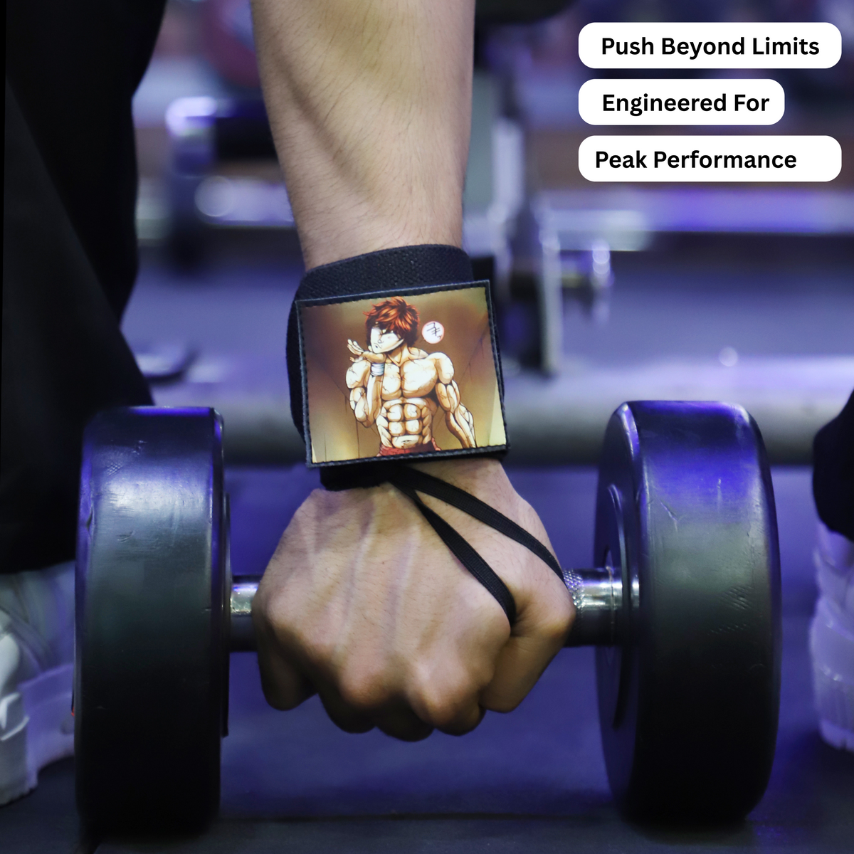 Baki Hanma Wrist Wraps – Heavy-Duty Fighter Edition by ZYZFIT