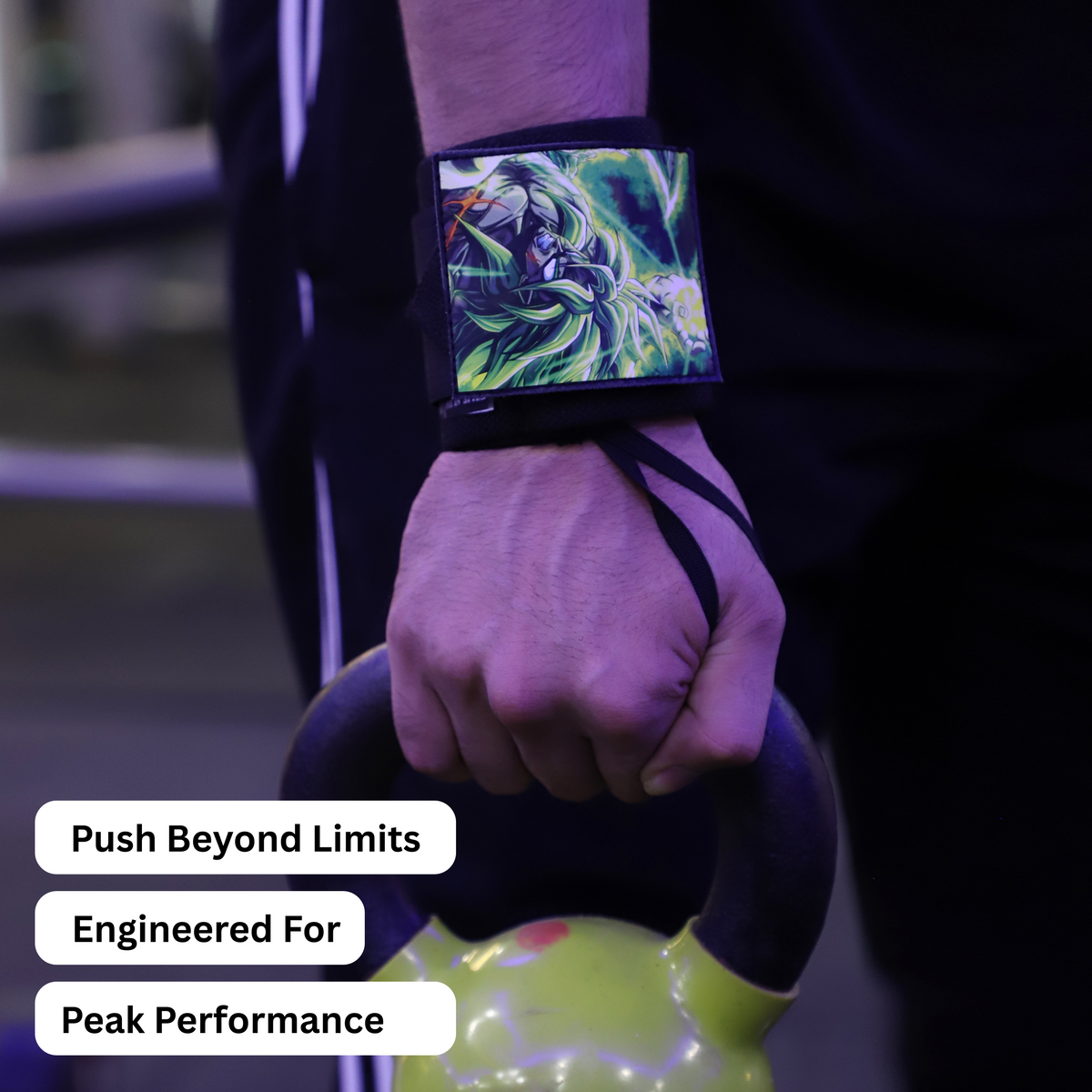 Dragon Ball Z Wrist Wraps – Detachable Design Gym Straps by ZYZFIT, Wrist Band