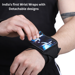 Solo Leveling Heavy duty premium Wrist Wraps – Shadow Hunter Detachable Edition by ZYZFIT, Wrist Support