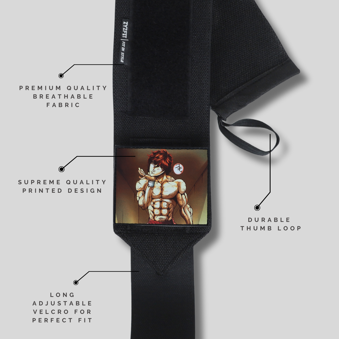 Baki Hanma Classic Heavy duty Wrist Wrap