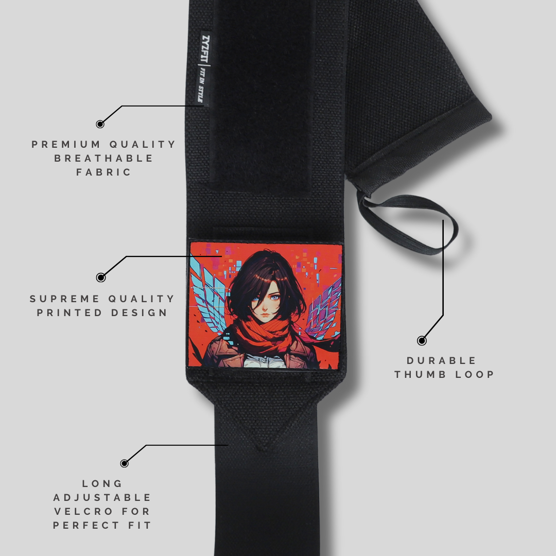 Mikasa Ackerman Heavy duty Wrist Wrap