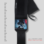 Solo Leveling Heavy duty premium Wrist Wraps – Shadow Hunter Detachable Edition by ZYZFIT, Wrist Support