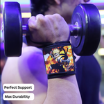 My Hero Academia Wrist Wraps – All Might Power Edition by ZYZFIT, Detachable design