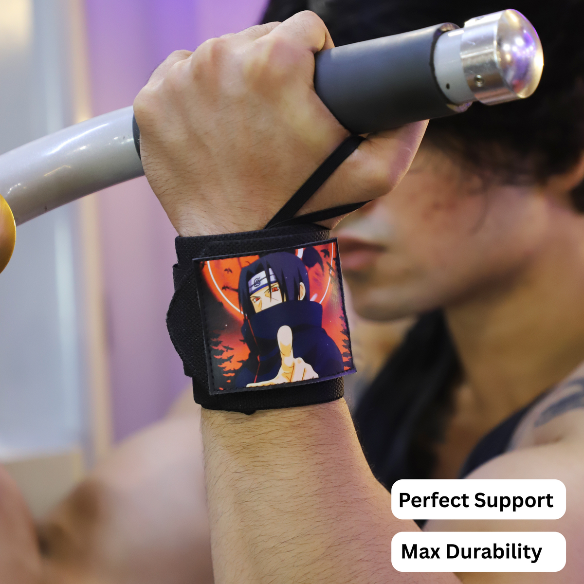 Naruto Wrist Wraps – Ninja Training Edition by ZYZFIT (Uzumaki, Itachi) Inspired